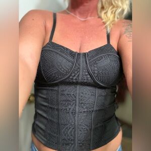 NWT/No Boundaries Corset Top